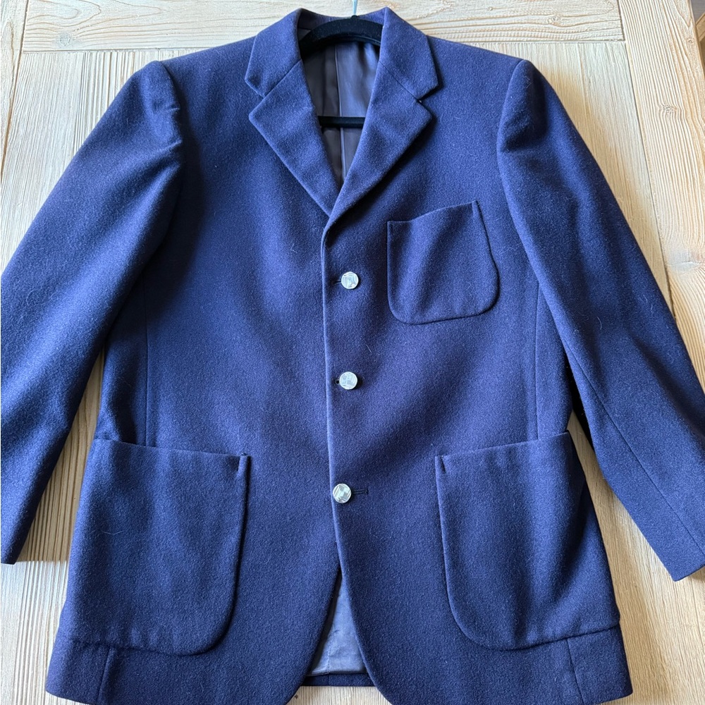 Classic Navy Blazer fox hunting wool frock